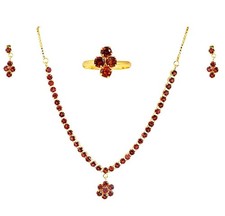 Ensemble collier en pierres