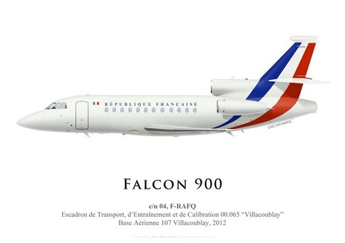 Print falcon 900 - 900,, etec