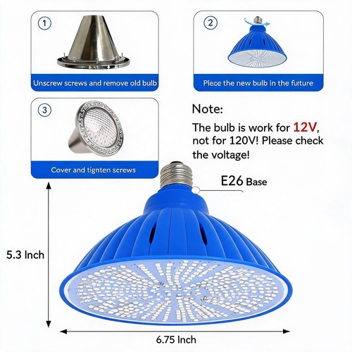 Lampe étanche rgb led - lampe, piscine