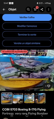 Cobi 5703 boeing 17g - cobi, flying
