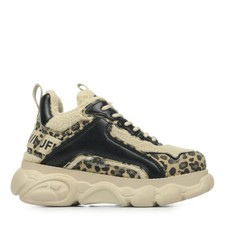 Chaussures Baskets Buffalo femme Cld Chai Warm Beige Synthétique Lacets