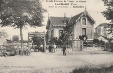BERGERAC-Grande Fabrique de Tuyaux en Ciment LACHAUD Fils Route de Pombonne