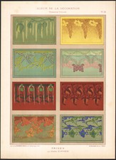 1900 Lithographie Art nouveau