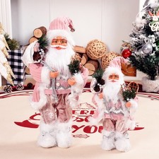 Poupée Père Noël traditionnelle, décoration de bureau pour vitrine