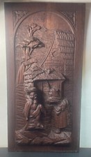 Panneau Bois Sculpté Bas