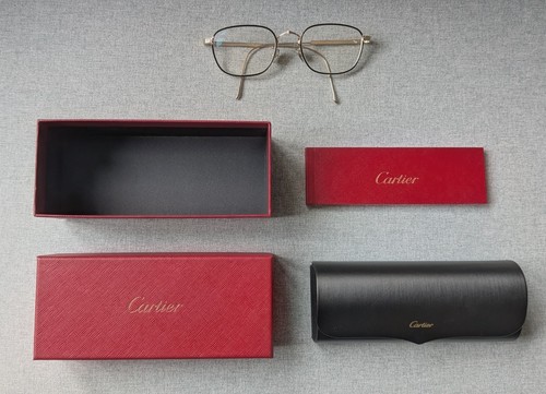 Lunettes cartier titane or - cartier,