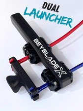 Beyblade X, Double Lanceur Proto, Connecteurs Dual Mini Launcher, Coupleur X