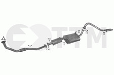 FORD MAVERICK 4X4 HARD TOP 2.7 D 1993-1998 Ligne D'échappement Silencieux