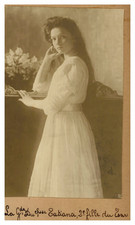 La grande-duchesse Tatiana Nikolaïevna de Russie, Fille du Tsar, Tirage vintage,