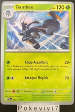 Carte Pokemon GAMBEX 021/193 Rare EV2 (NON HOLO) Ecarlate et Violet PAL FR NEUF