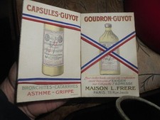 Ancien dépliant Remède CAPSULES & GOUDRON-GUYOT Maison L Frère Paris