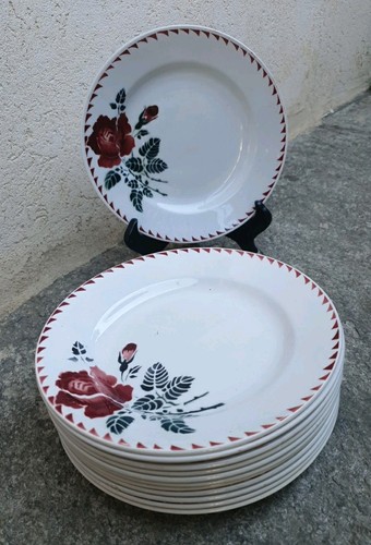 Lot assiettes à dessert - 12,