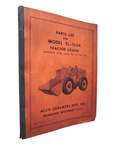 Parts list for model - model, tl-16da