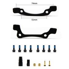 Kit de frein hydraulique 4 pistons avec poign��e r��glable pour VTT