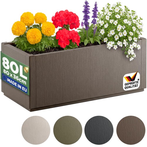 Jardinière 80x36x36cm 80l - jardinière,