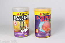 1000ml Tropical Wild Gran + Discus Flocon Mix Nourriture pour Poisson Aquarium