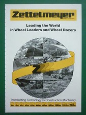 4/1987 PUB ZETTELMEYER MILITARY WHEEL LOADERS WHEEL DOZER ORIGINAL AD