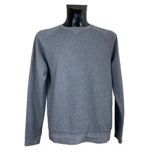 SWEATSHIRT EN COTON À MANCHES RAGLAN GRIS MÉLANGÉ BOSS SCUBIC. TAILLE :...