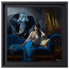 🎨 Tableau Original Tullasky – Acrylique sur toile – 30x30 cm – Œuvre unique ✨