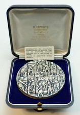 ITALIE - SERGIO NADOTTI - MEDAGLIA PTT, ROMA 1977,  Médaille en Bronze Argenté