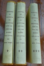 EROTICA BRANTOME les vies des