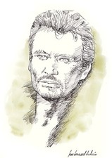 Carte postale johnny hallyday - carte,