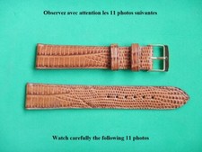 18 mm BRACELET COUSU MARRON