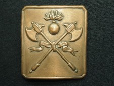 PLAQUE DE CEINTURON SAPEURS-POMPIERS SECONDE RÉPUBLIQUE