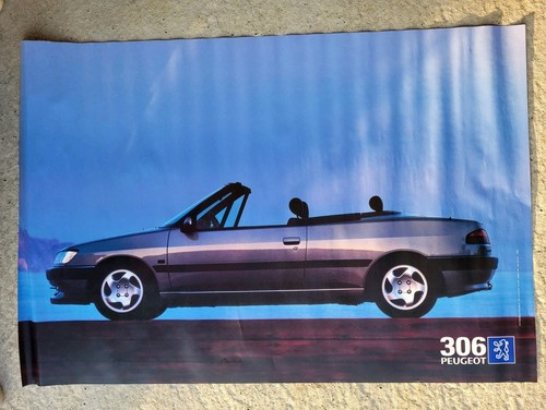 Affiche peugeot 306 cabriolet - peugeot,