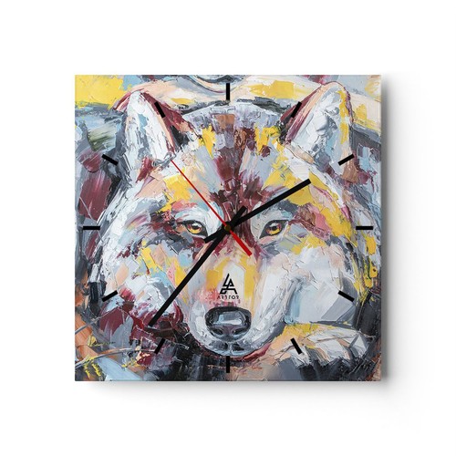 Horloge murale verre - horloge,