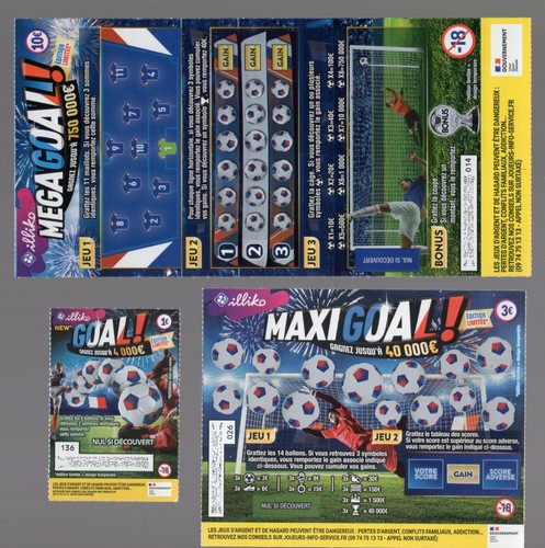 Grattage fdj les 3 derniers - -,