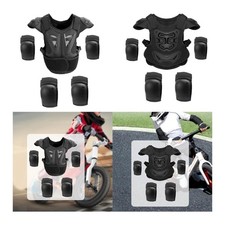 Gilet de moto pour enfants, genouillères et coudières pour la moto, le ski et