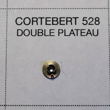PIECES MOUVEMENT HORLOGERIE -CORTEBERT 528 -DOUBLE PLATEAU -  NOS