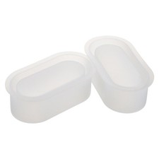  2 Pcs Moule Silicone Ovale