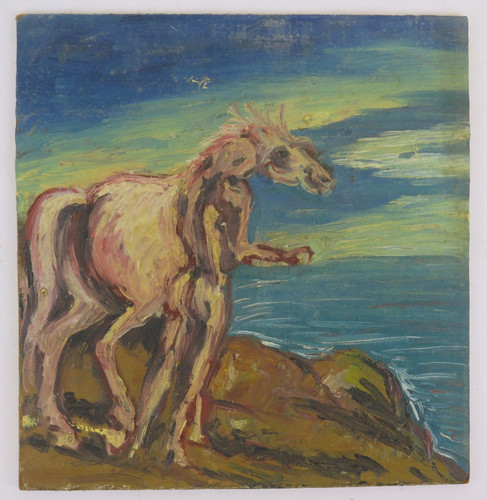 Peinture huile sur - peinture, table