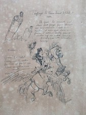 RARE LITHOGRAPHIE ORIGINALE