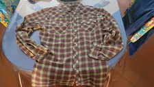 RARE BIG E CHEMISE ROCKABILLY LEVIS WESTERN 1970 T42 US  BONNE ETAT M. IN KOREA