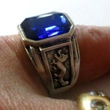 Superbe Bague Chevalière loup