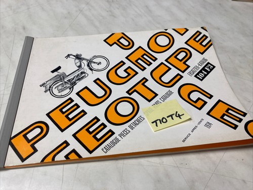 Peugeot 104f3 104 catalogue - peugeot, f3