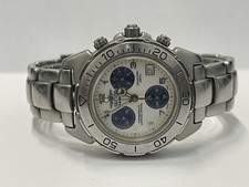 Sector 450 Chronographe Swiss Made Quartz White Cadran Entièrement Fonctionnel