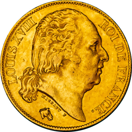 Restauration francs or - restauration,