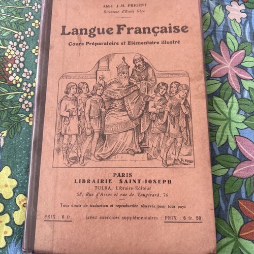 Ancien livre scolaire cours - ancien,