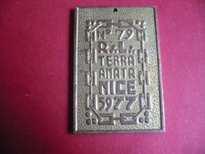 Franc Maçon MEDAILLE OU PORTE CLE  Maçonnique  R.L TERRA AMATA  Nice à définir. 