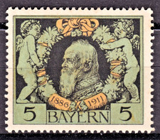 TIMBRE 1911 ALLEMAGNE/ BAVIERE