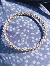 Superbe bracelet jonc Torsadé