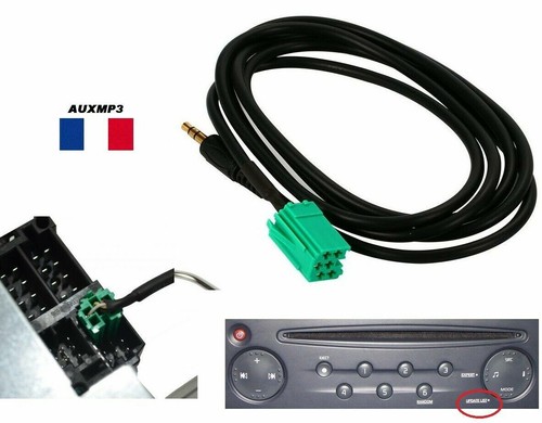 Cable adaptateur auxiliaire