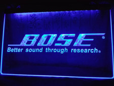 Enseigne lumineuse néon LED Bose pour magasin audio ou service audio studio h...