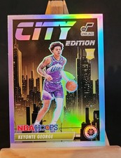 Keyonte George Rc City Édition Holo Prizm Panini Hoops 2023-2024 Utah Jazz