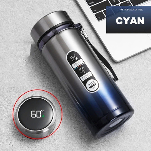 Thermos inox led température - thermos,