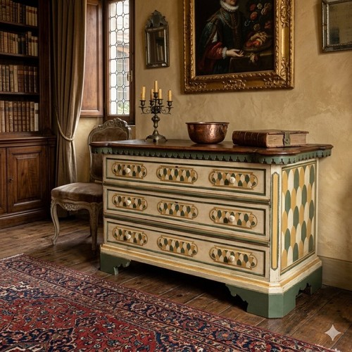 Commode baroque bergamasque - commode,